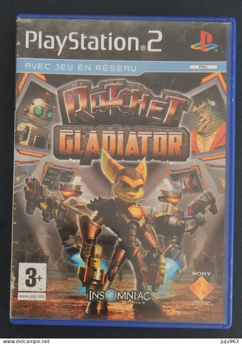 SONY PLAYSTATION 2 "RATCHET GLADIATOR" VOIR 2 SCANS OCCASION - Playstation 2