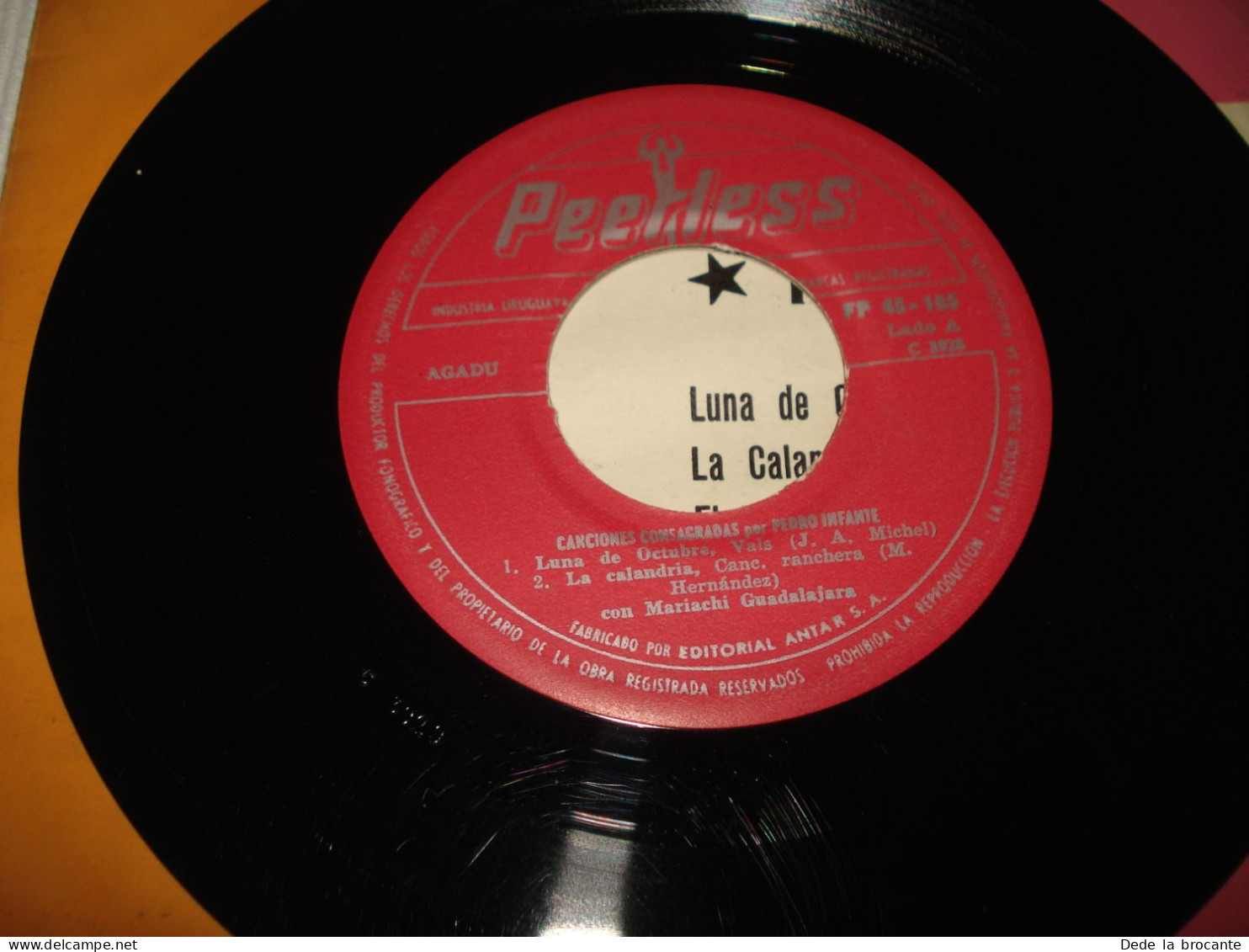 B12 / Pedro Infante Con Mariachi Guadalajara – EP - FP 45-165 - Uruguay   EX/VG - Country Et Folk