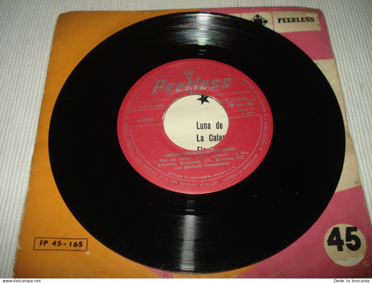 B12 / Pedro Infante Con Mariachi Guadalajara – EP - FP 45-165 - Uruguay   EX/VG - Country Et Folk