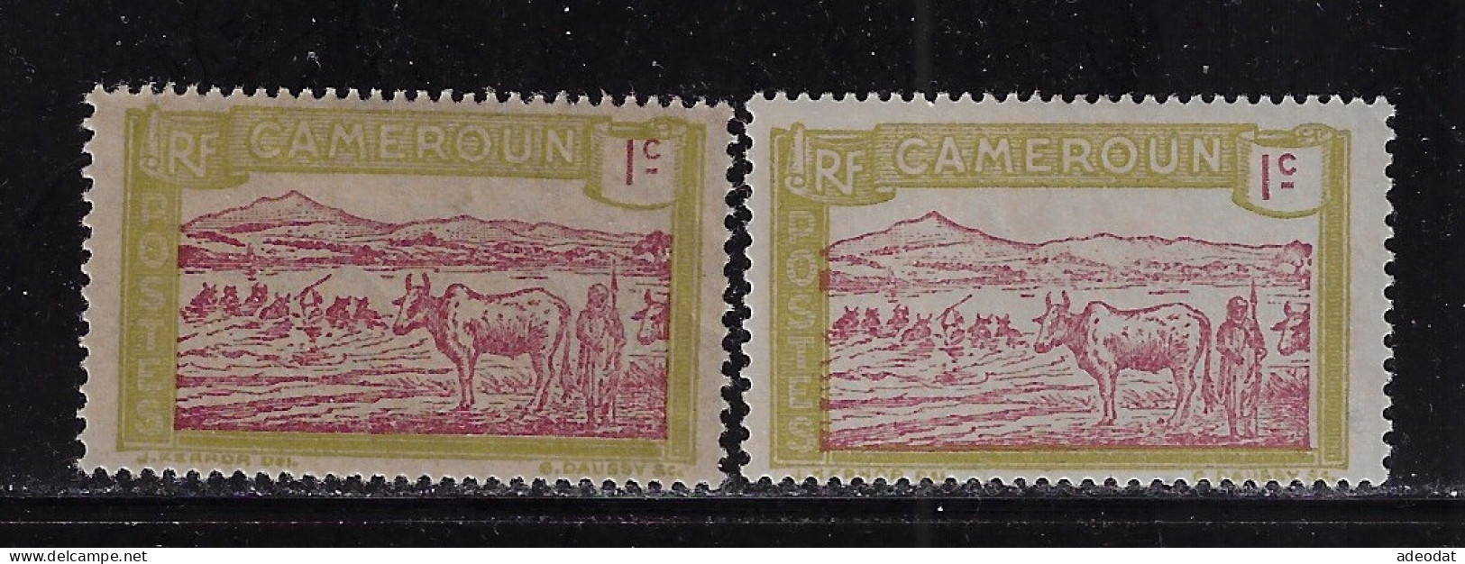 CAMEROUN 1925 SCOTT #170(2)  MH - Used Stamps