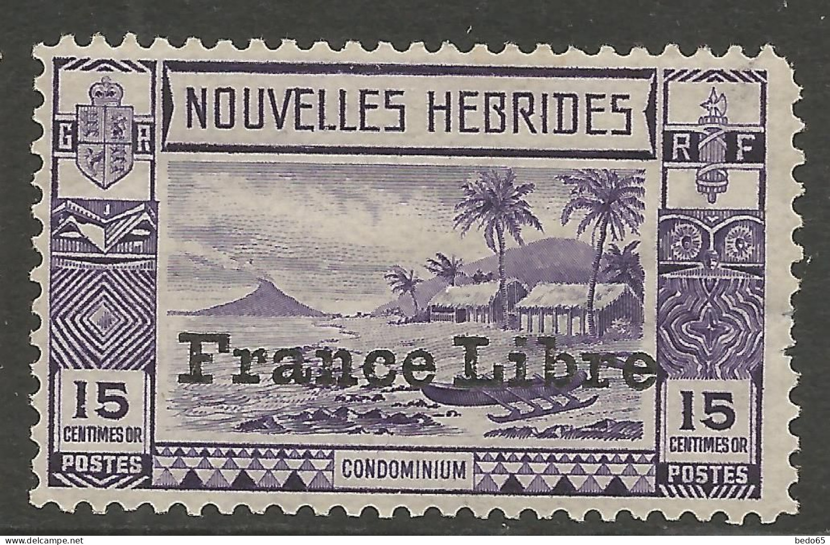 NOUVELLES-HEBRIDES TAXE N° 126 NEUF**  SANS CHARNIERE NI TRACE / Hingeless / MNH - Ungebraucht