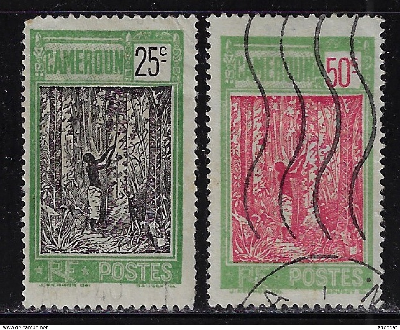 CAMEROUN 1925 SCOTT #180,188 USED - Used Stamps