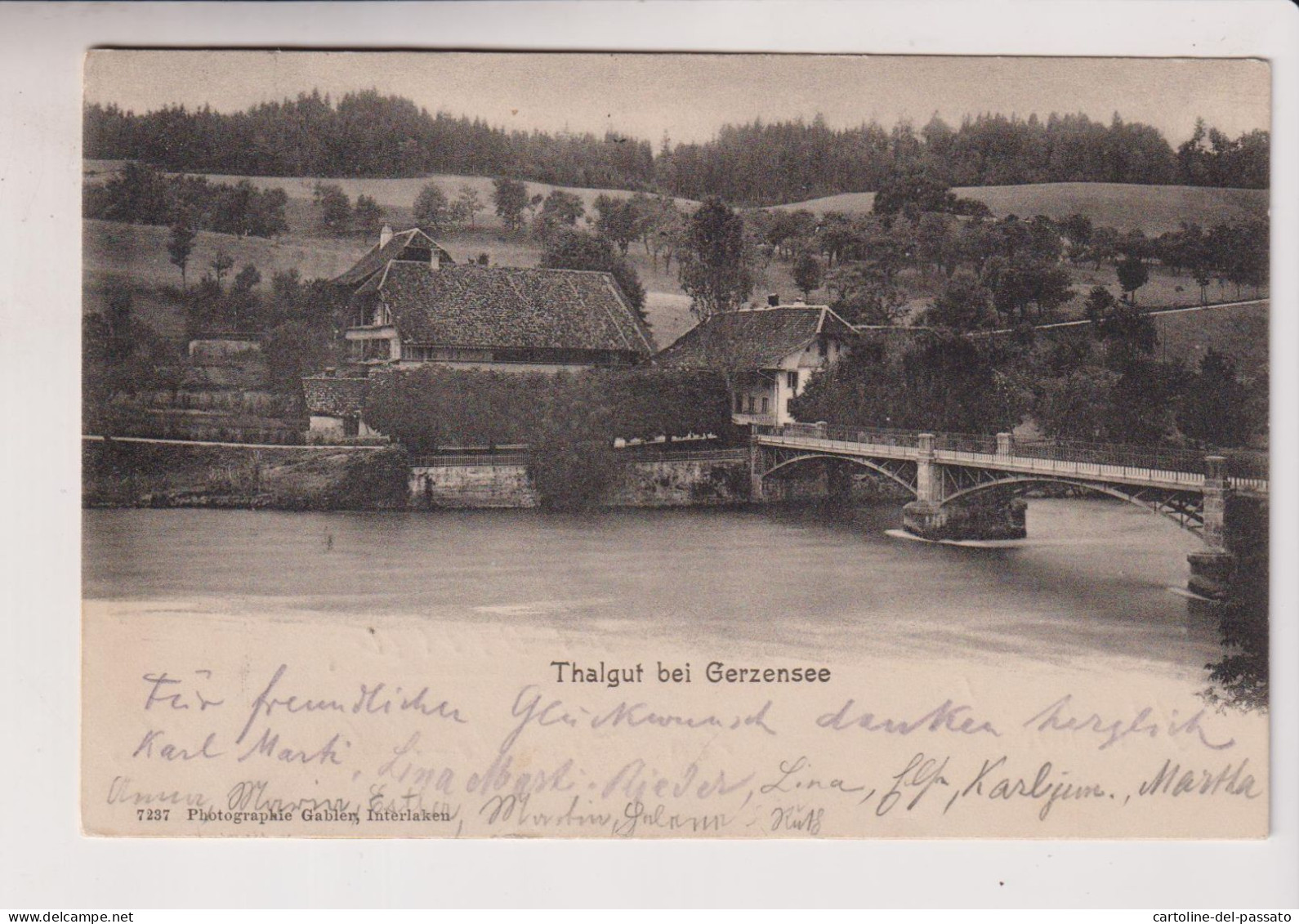 THALGUT BEI GERZENSEE  VG  1904 - Gerzensee