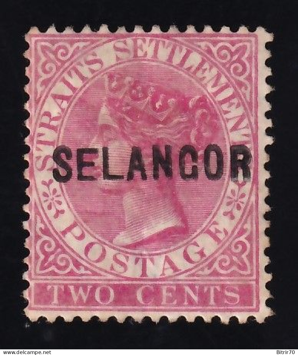 Selangor. 1892-90 Y&T. 5, (*) - Selangor