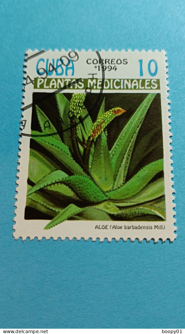 CUBA - Timbre 1994 : Plantes Médicinales - L'Aloe Vera - Used Stamps