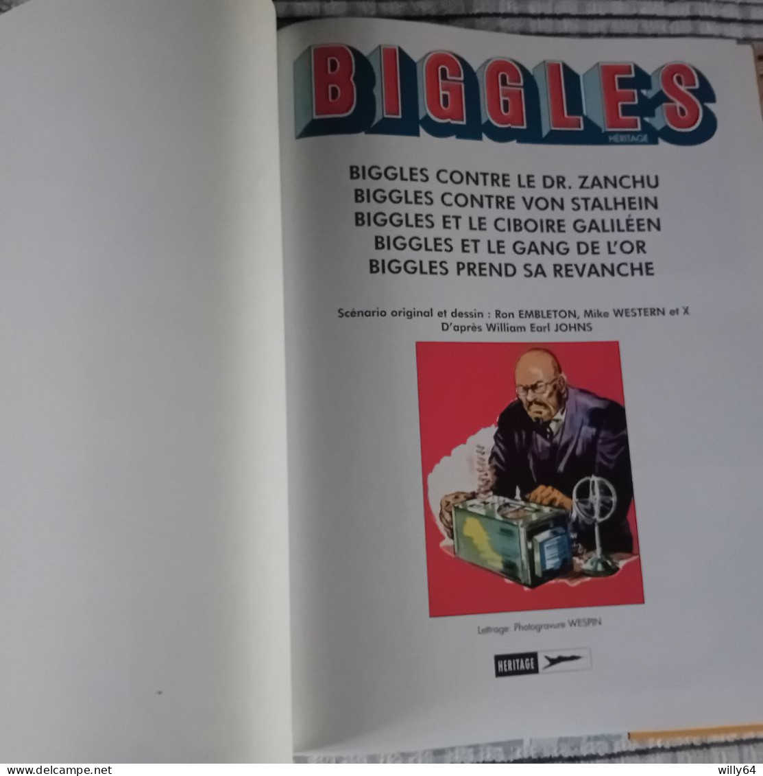 BIGGLES   " Biggles Contre Le Dr ZANCHU "      EO 2002   Comme Neuve - Biggles