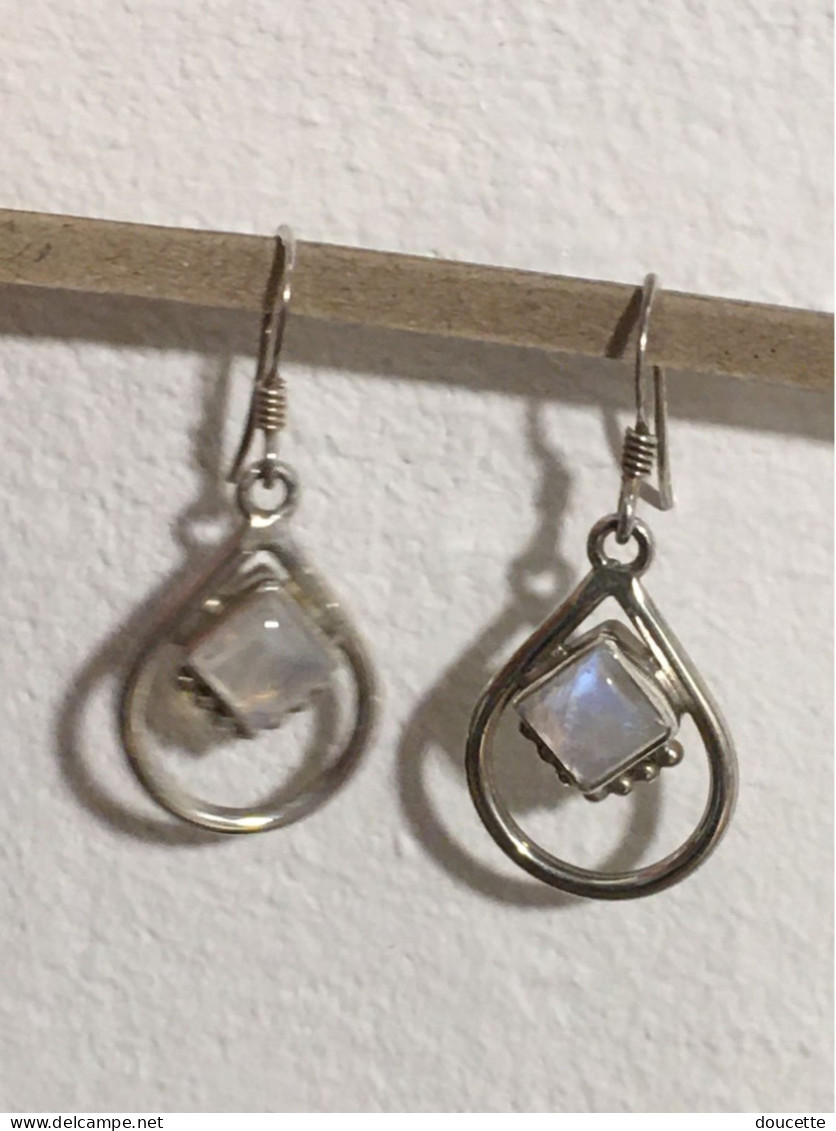 Boucles D'oreilles En Argent Massif - Oorringen