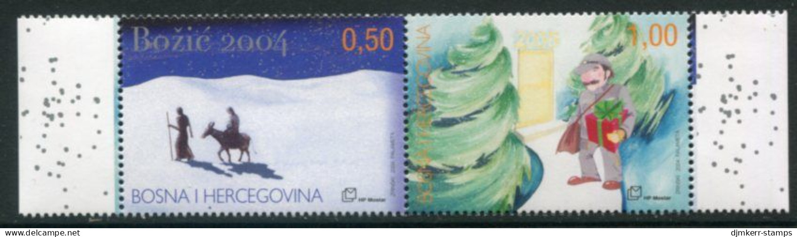 BOSNIA HERCEGOVINA (CROAT) 2004 Christmas MNH / **.  Michel 140-41 - Bosnie-Herzegovine