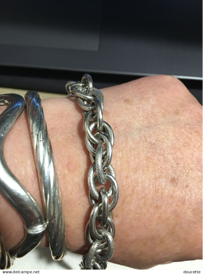 Bracelet  En Argent Massif - Armbänder