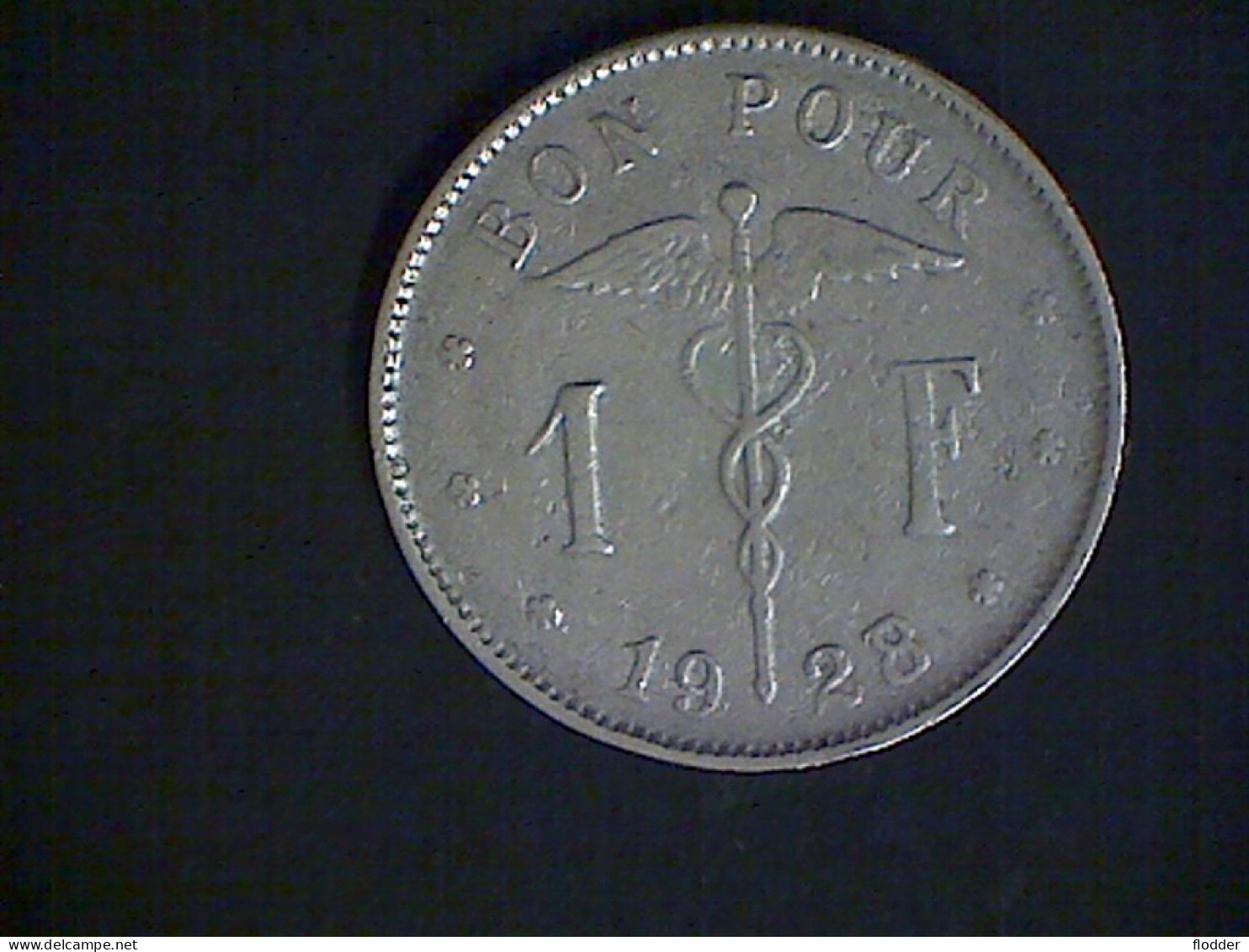 1 Franc 1928/ 3 , Overslag - 1 Franc