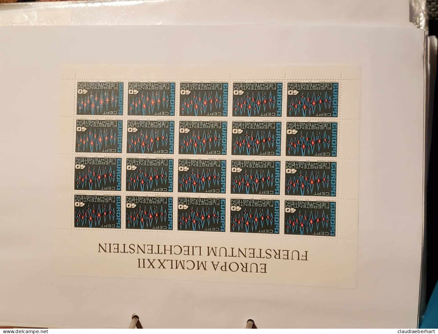 1972 Europamarke Bogen Postfrisch Bogen Ersttagsstempel - Storia Postale