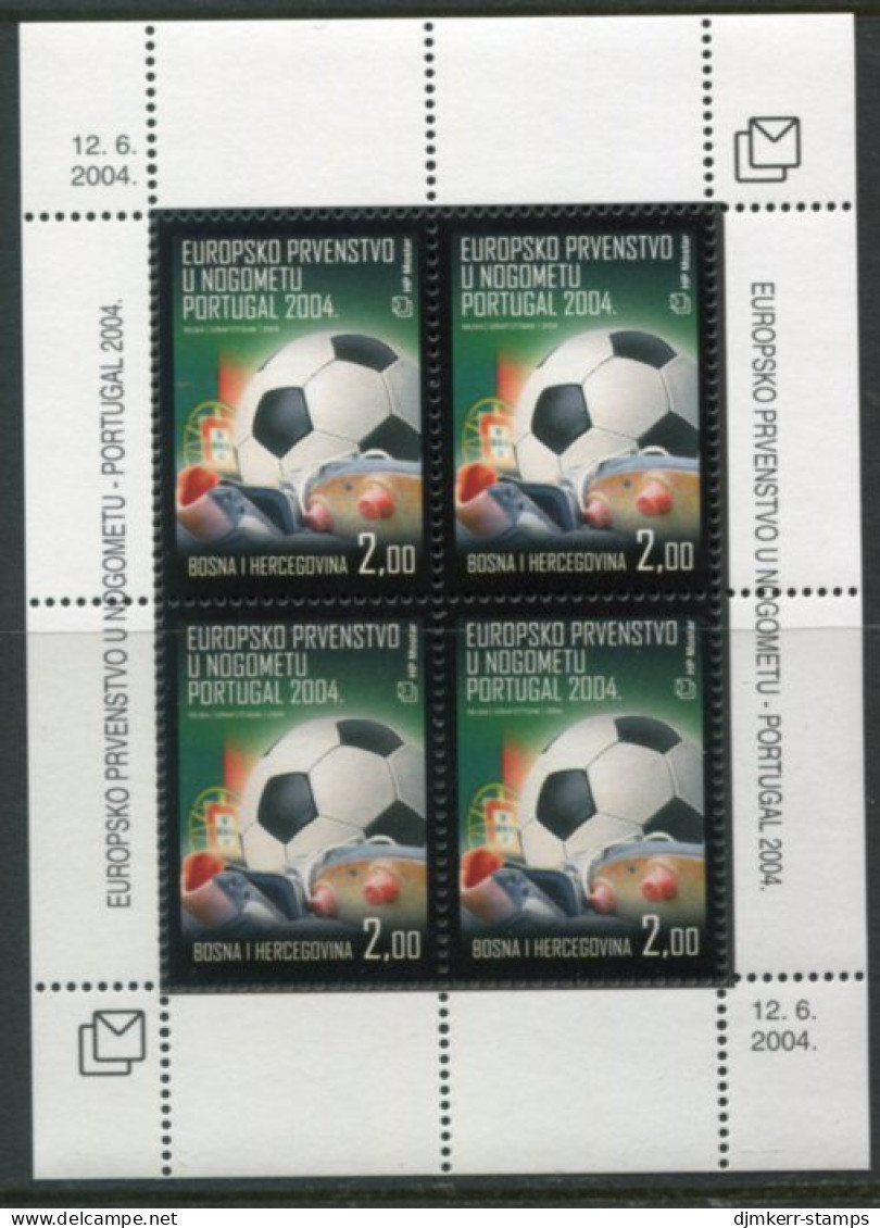 BOSNIA HERCEGOVINA (CROAT) 2004 European Football  Block MNH / **.  Michel Block 5 - Bosnien-Herzegowina