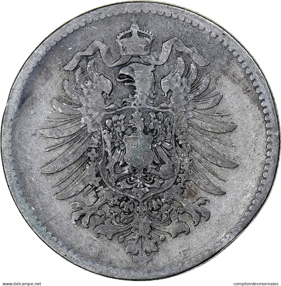 Monnaie, GERMANY - EMPIRE, Wilhelm I, Mark, 1874, Muldenhütten, TTB, Argent - 1 Mark