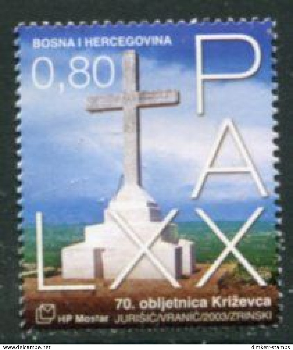 BOSNIA HERCEGOVINA (CROAT) 2003 Krizevac Summit Cross   MNH / **.  Michel 116 - Bosnia And Herzegovina