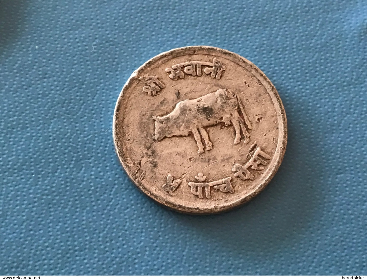 Münze Münzen Umlaufmünze Gedenkmünze Nepal 5 Paise 1969 - Népal