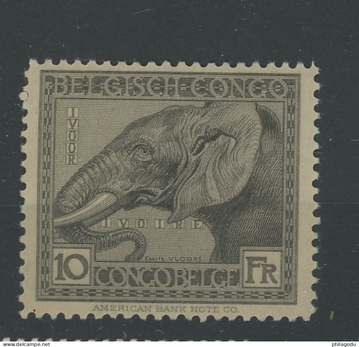 117 *. 10F ELEPHANT. Propre Charnière - Unused Stamps