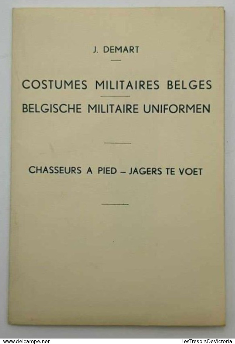 Cartes Postales Anciennes - J.demart - Chasseurs à Pied - Costumes Militaires Belges - Lot De 5 Cpa - Uniformi