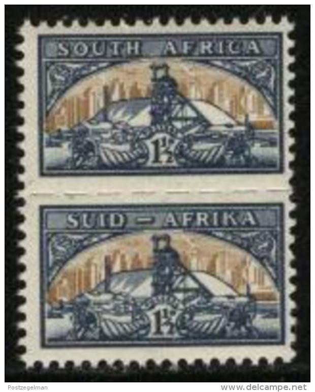 SOUTH AFRICA UNION, 1948, Mint Never Hinged Stamps, Gold Mine (reduced Size), 205-206,  #2448 - Neufs