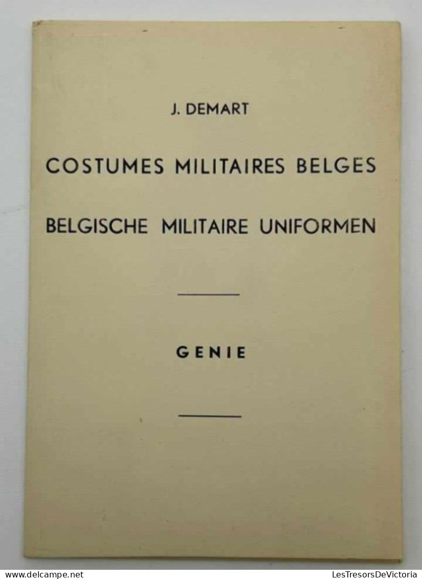 Cartes Postales Anciennes - J.demart - Genie - Costumes Militaires Belges - Lot De 5 Cpa - Uniforms