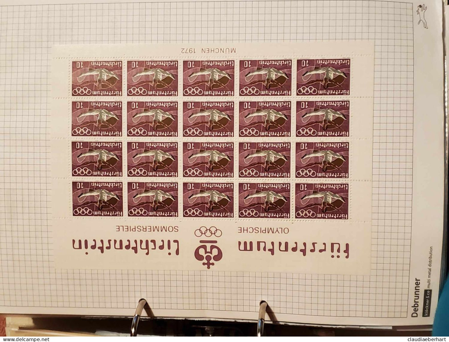 1972 Bodenturner Bogen Postfrisch Bogen Ersttagsstempel - Storia Postale