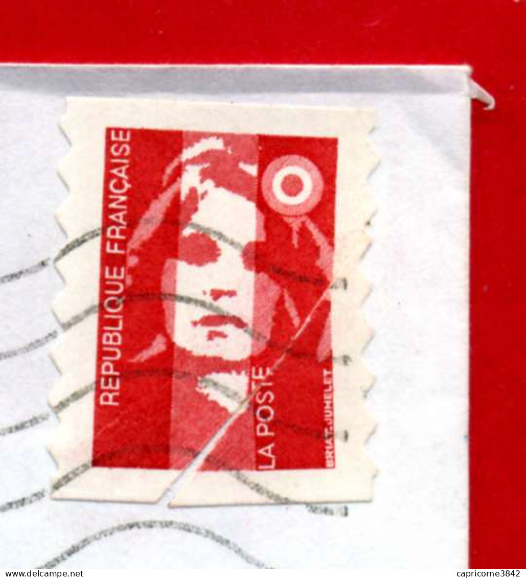 1995 - Timbre Falsifié Sur L'enveloppe - Marianne De Briat N° 2874 - Storia Postale