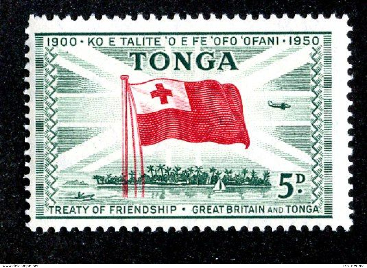 455 BCXX 1951 Scott #98 Mnh** (offers Welcome) - Tonga (...-1970)