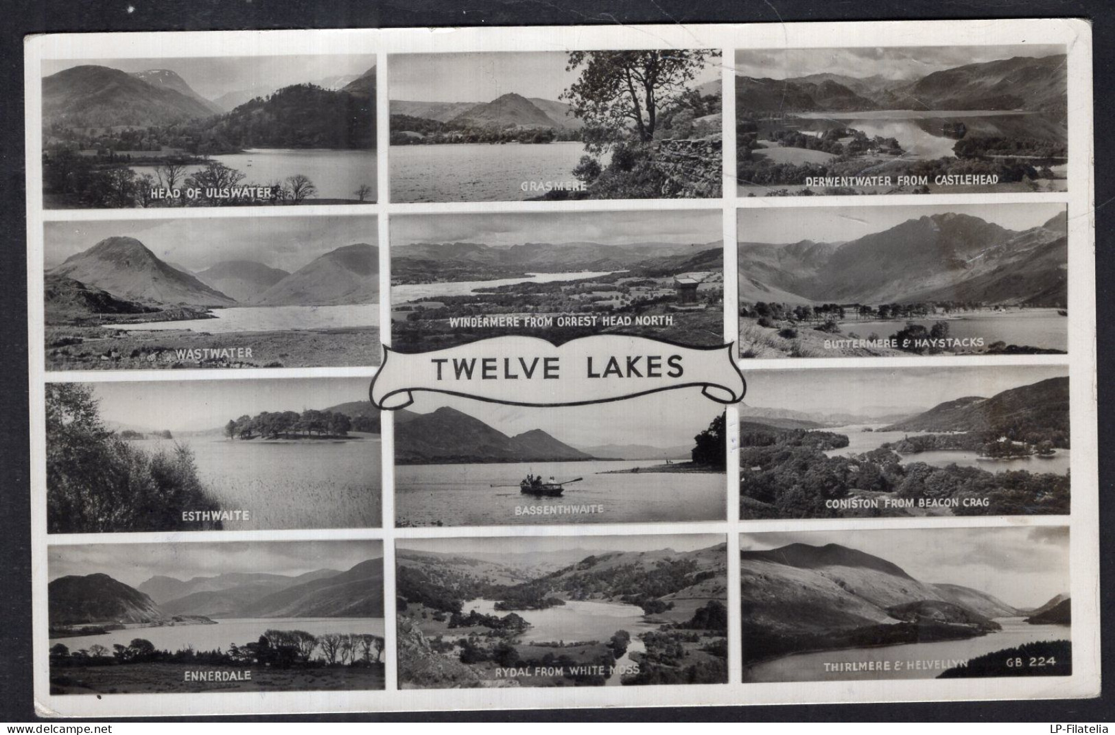 United States - 1953 - The Twelve Lakes - USA National Parks