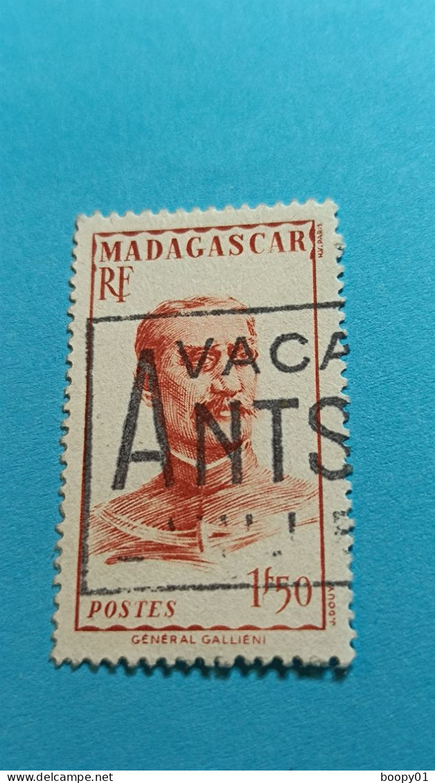 FRANCE - RF - Ex-colonie Française - MADAGASCAR - Timbre 1946 : Général Joseph-Simon GALLIÉNI - Used Stamps