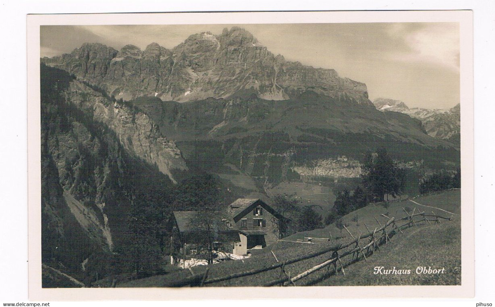 CH-8182  GLARUS-SÜD : Kurhaus Obbort - Glaris Sur