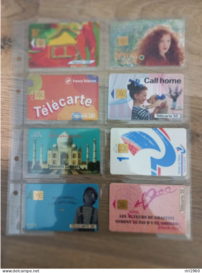 Telecartes .lot De 99 Telecartes France Télécom Avec Album. - Verzamelingen