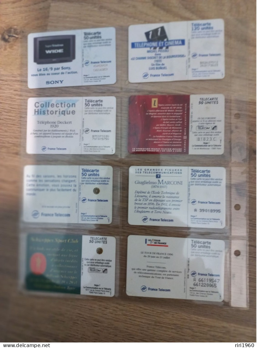 Telecartes .lot De 99 Telecartes France Télécom Avec Album. - Sammlungen