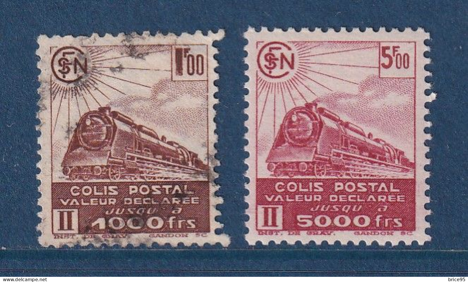 France - Colis Postaux - YT N° 177 Et 178 - Neuf Sans Charnière Et Oblitéré - 1941 - Mint/Hinged