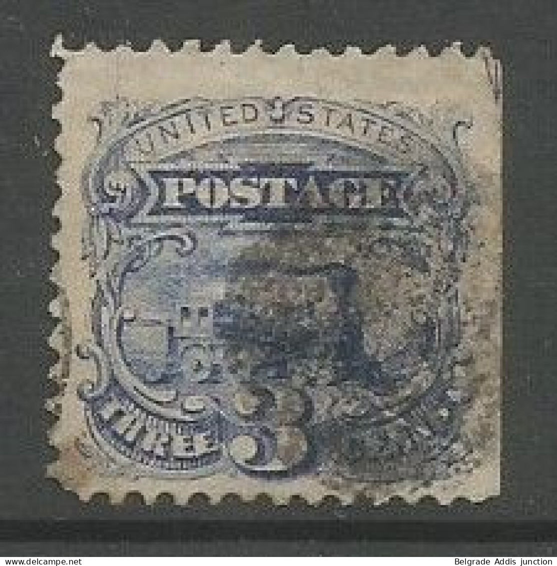 USA Scott #114 Used 1869 - Unused Stamps