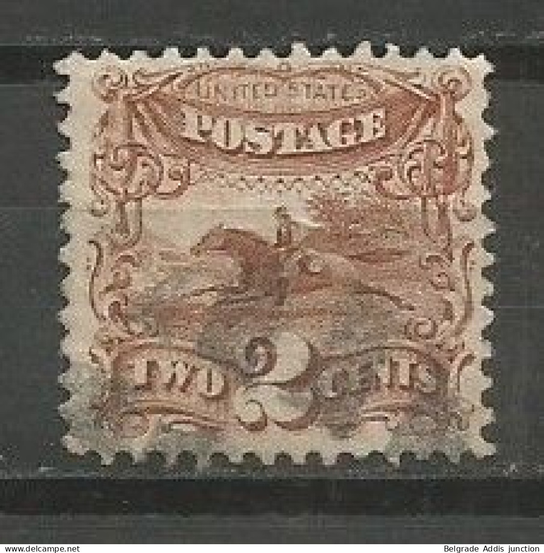 USA Scott #113 Used 1869 Scott CV: 85.00$ - Unused Stamps