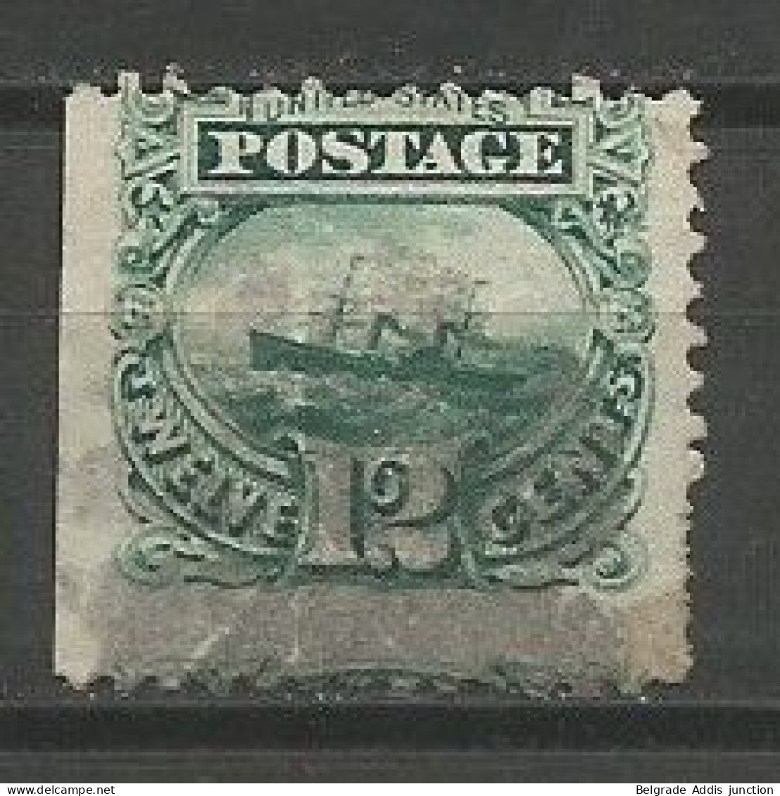 USA Scott #117 Used 1869 Scott CV: 125.00$ - Unused Stamps
