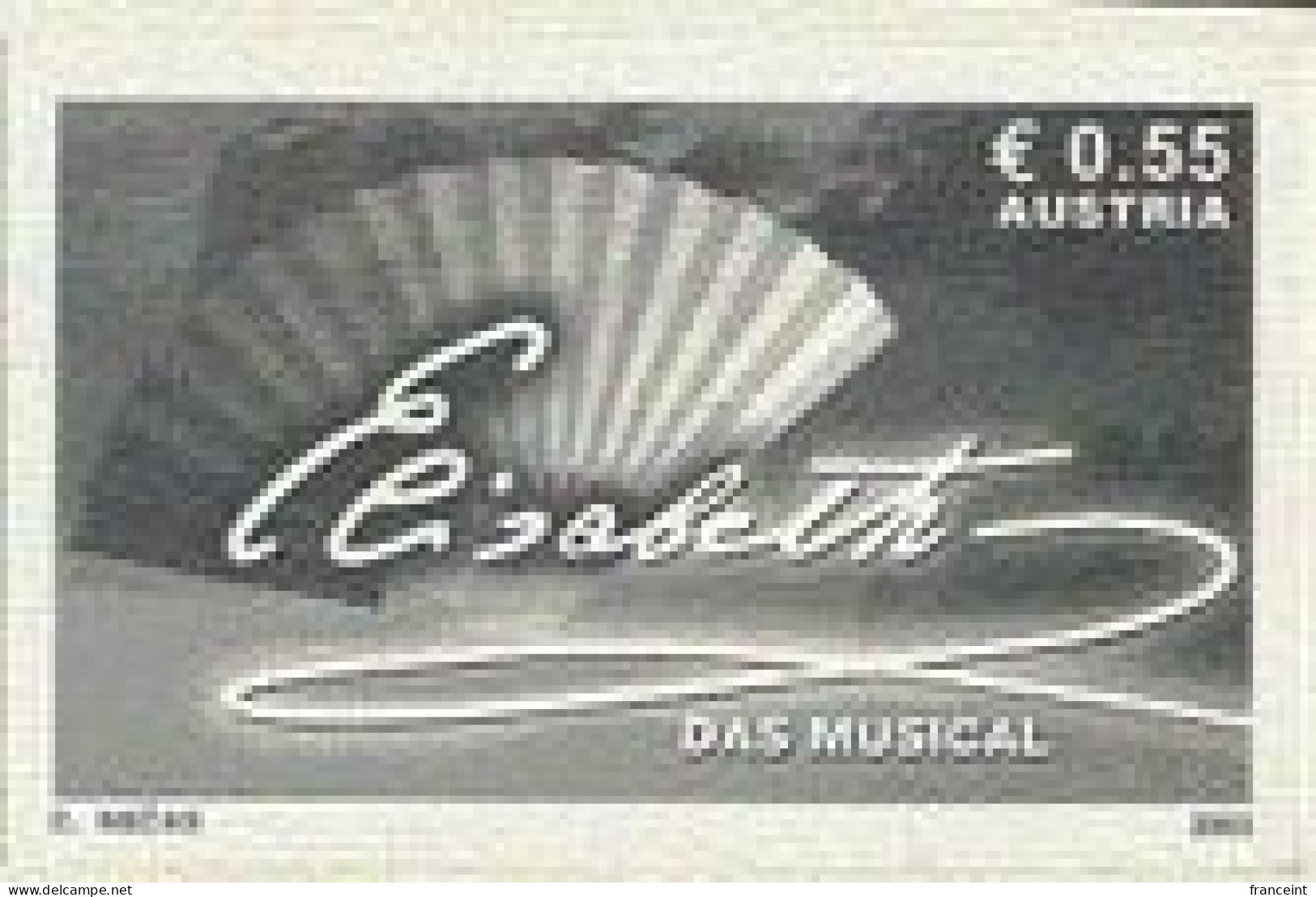 AUSTRIA(2003) Elisabeth. Black Print. Musical Theater. - Essais & Réimpressions