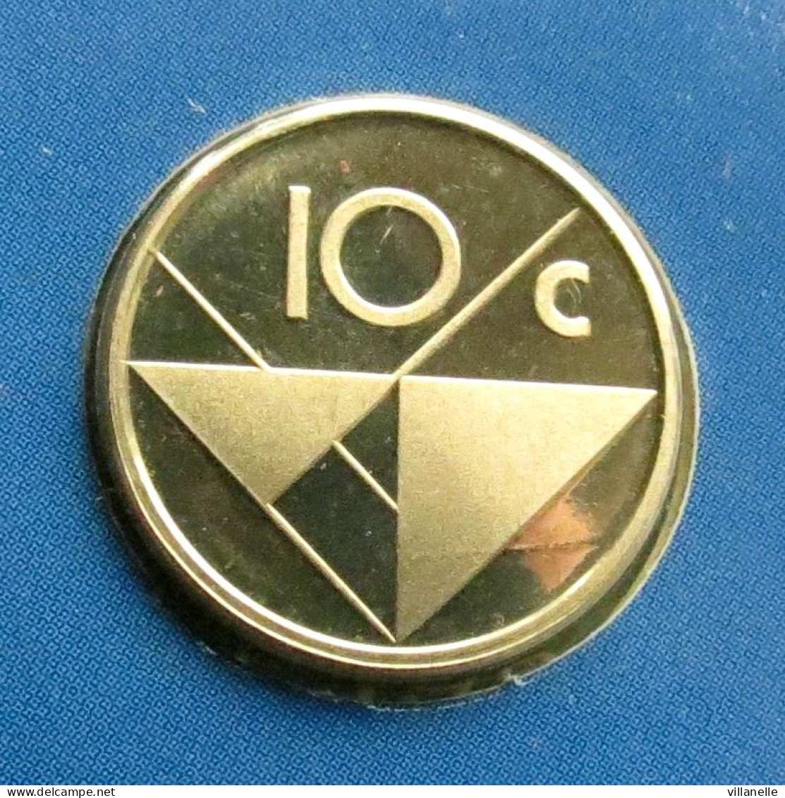 Aruba 10 Cents 1987  UNC ºº - Aruba