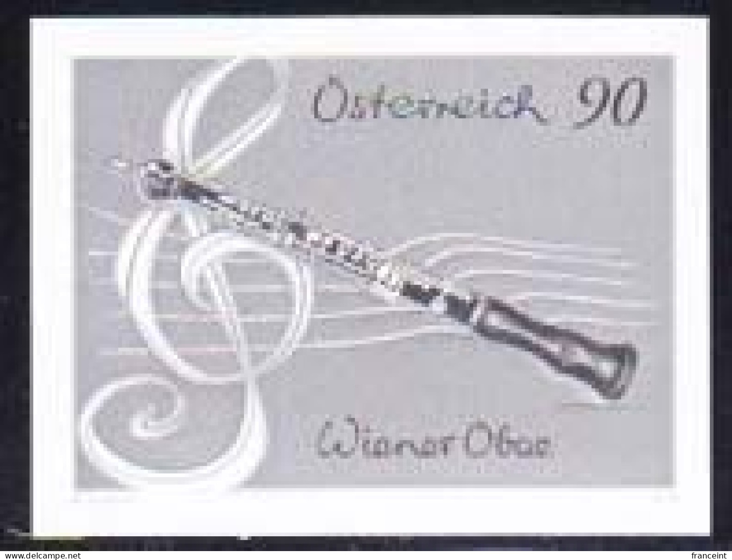 AUSTRIA(2012) Viennese Oboe. Black Print. - Ensayos & Reimpresiones