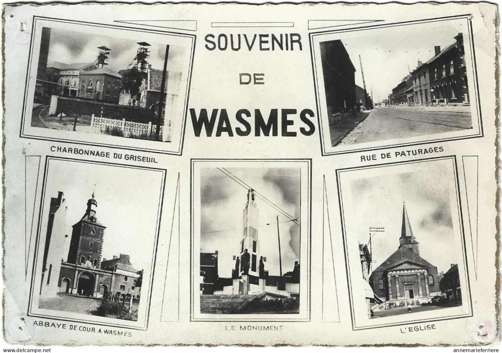 Wasmes Souvenir De Wasmes ( Multi Vues ) - Colfontaine