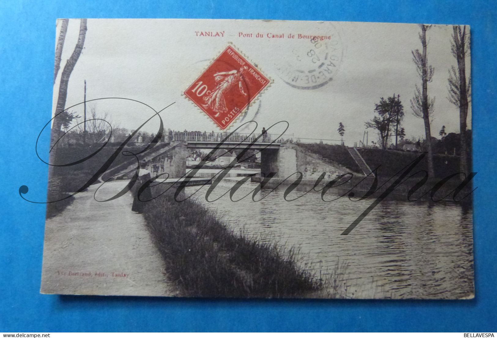 Tanlay Pont Du Canal De Bourgogne  Peniche Binnenvaart D89- 1908 - Tanlay