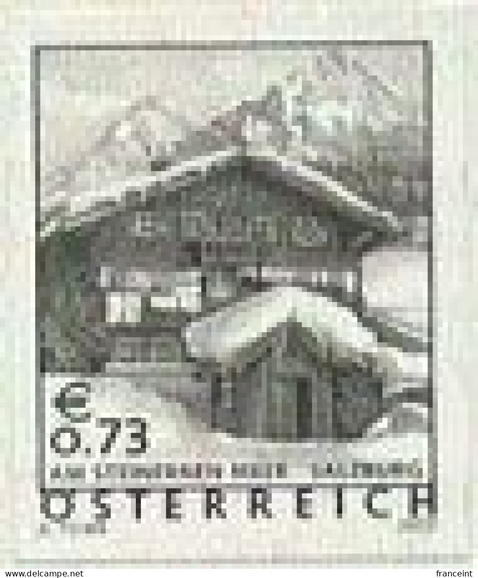 AUSTRIA(2002) Farmhouse. Black Print. Am Steinernen Meer. Scott No 1872. - Ensayos & Reimpresiones