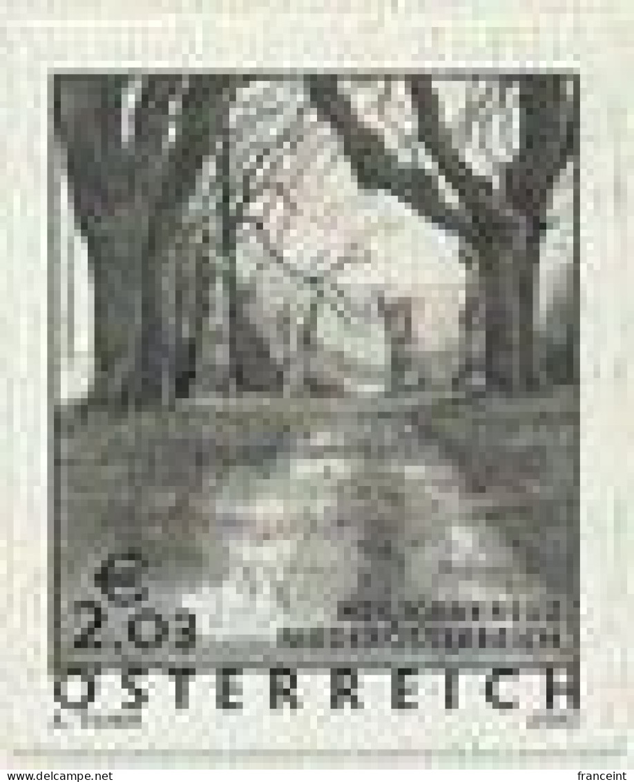 AUSTRIA(2002) Heiligenkreuz. Black Print. Stations Of The Cross. Scott No 1879. - Ensayos & Reimpresiones