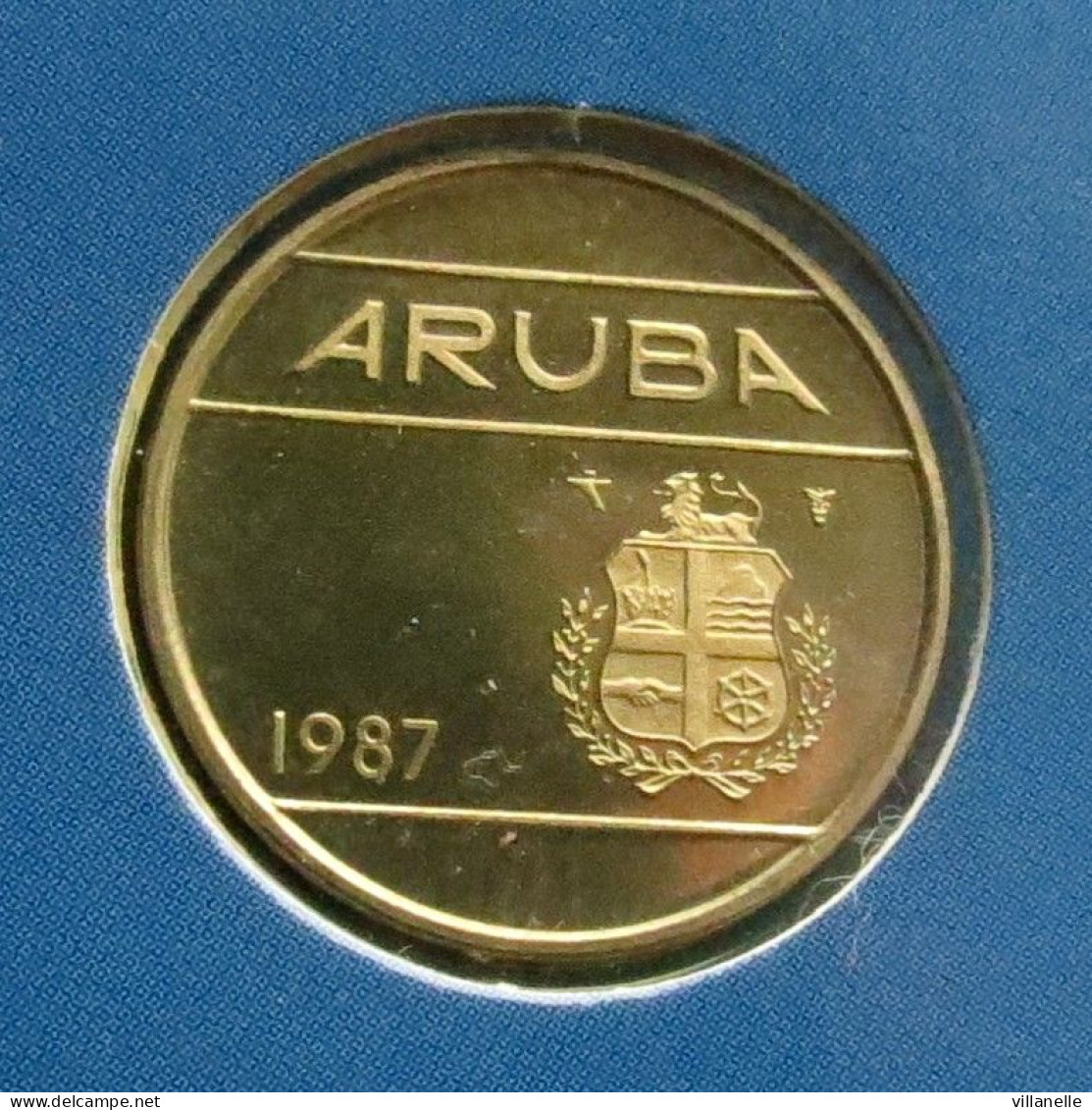 Aruba 25 Cents 1987  UNC ºº - Aruba