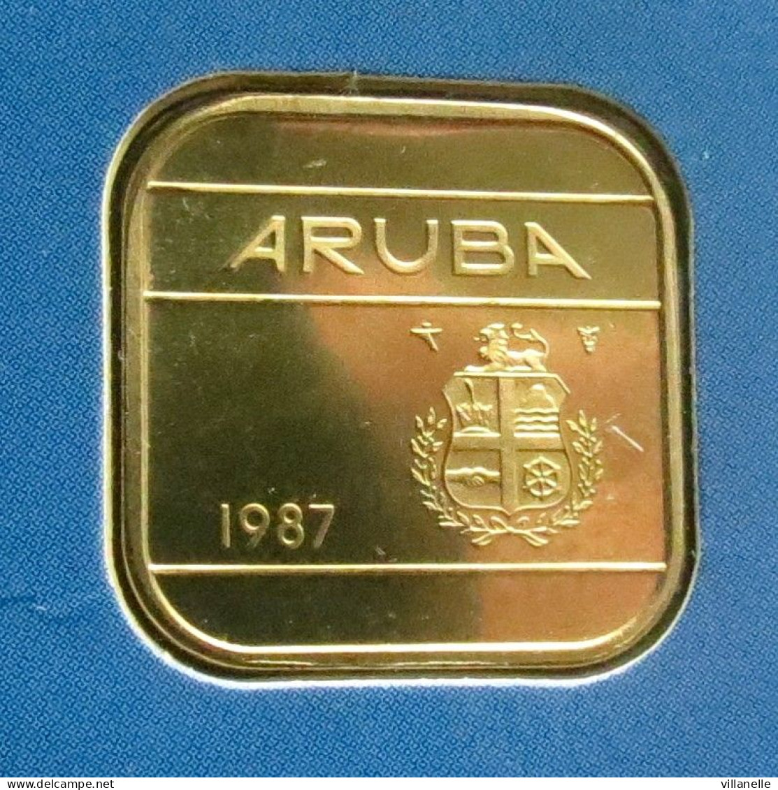 Aruba 50 Cents 1987  UNC ºº - Aruba