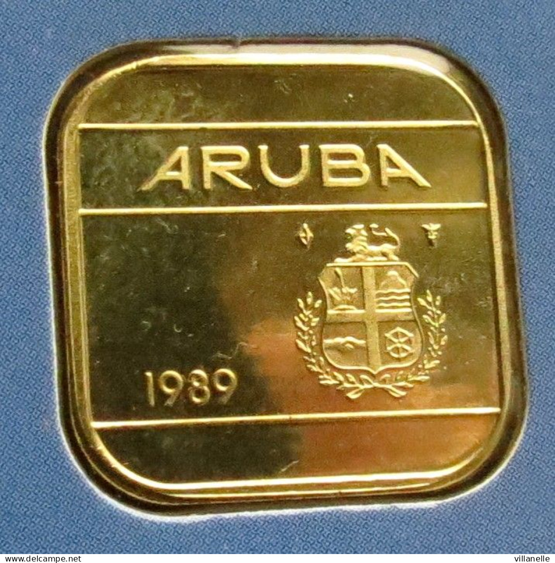 Aruba 50 Cents 1989  UNC ºº - Aruba