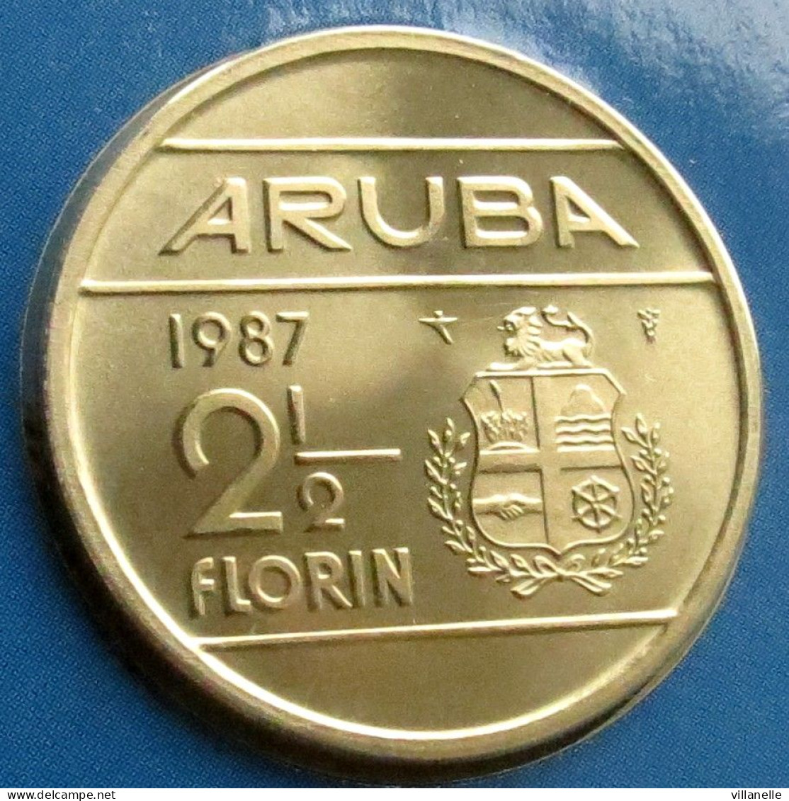 Aruba 2,1/2 Florin 1987  UNC ºº - Aruba