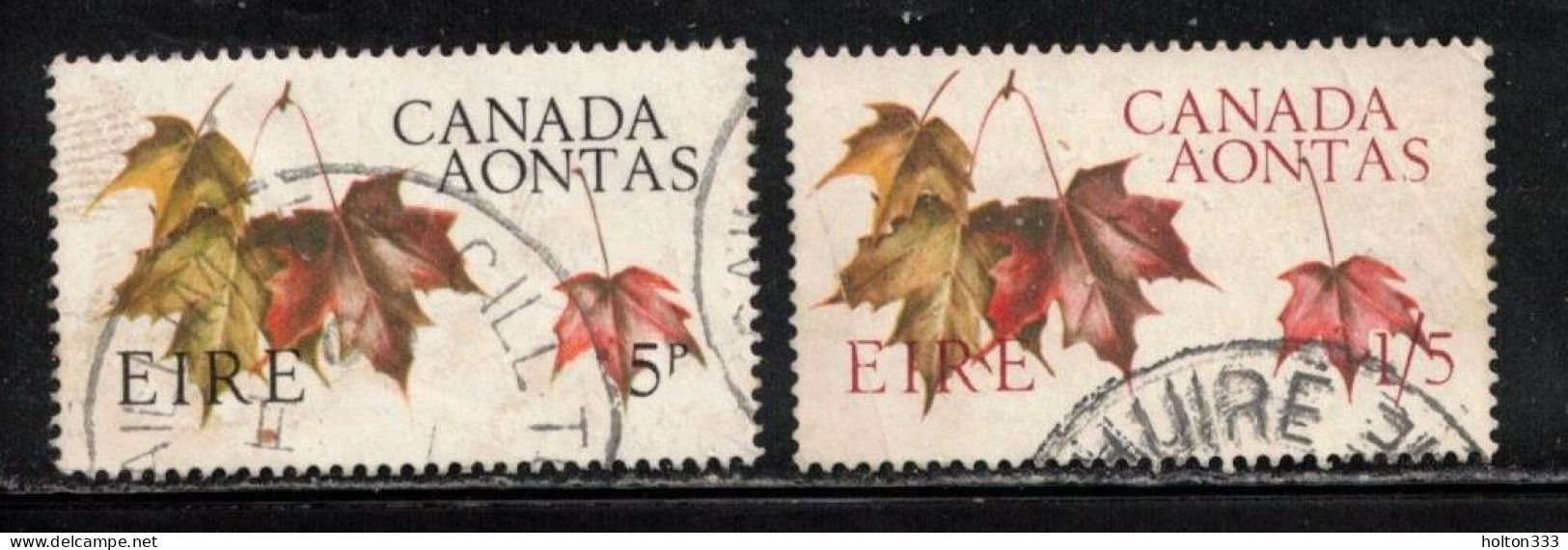 IRELAND Scott # 234-5 USED - Centenary Of Canada A - Neufs