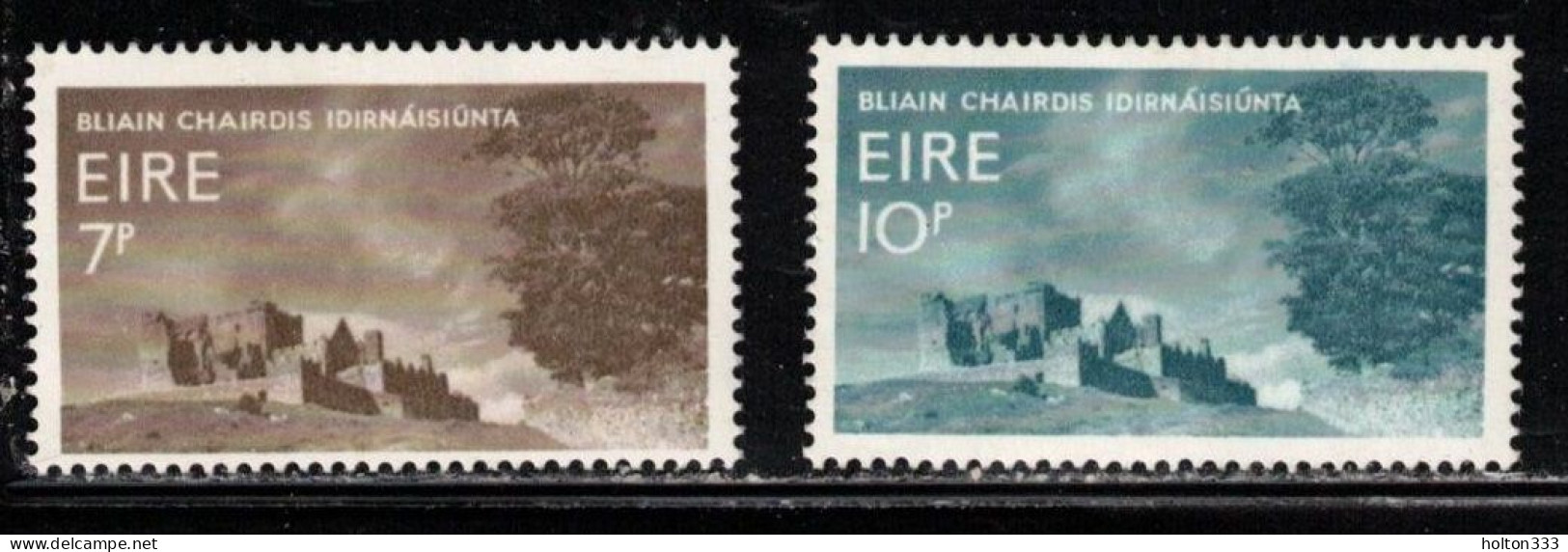 IRELAND Scott # 236-7 MH - Rock Of Cashel A - Unused Stamps