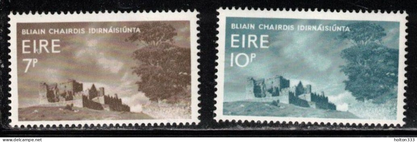 IRELAND Scott # 236-7 MH - Rock Of Cashel C - Unused Stamps