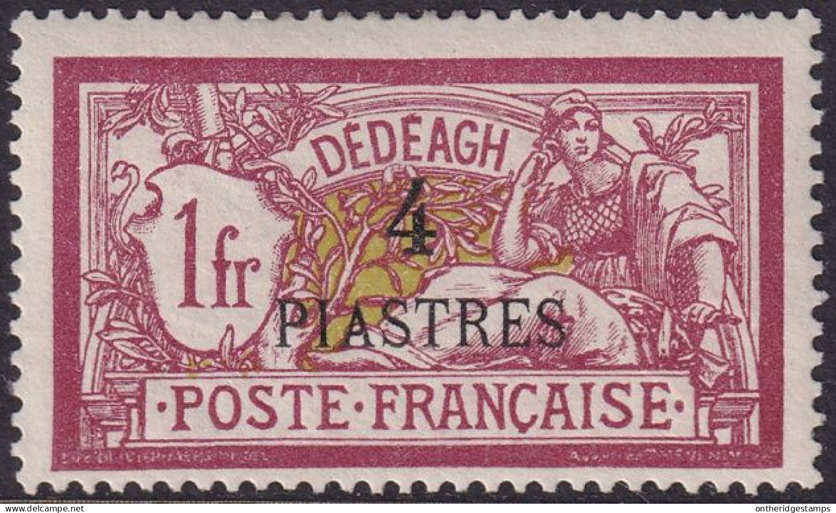 French Offices Dedeagh 1902 Sc 17 Yt 15 MH* - Unused Stamps